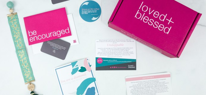 Loved+Blessed June 2019 Subscription Box Review + Coupon