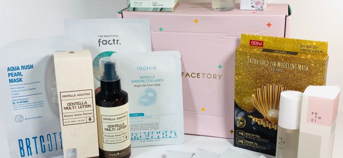 FaceTory Lux Plus Summer 2019 Subscription Box Review + Coupon