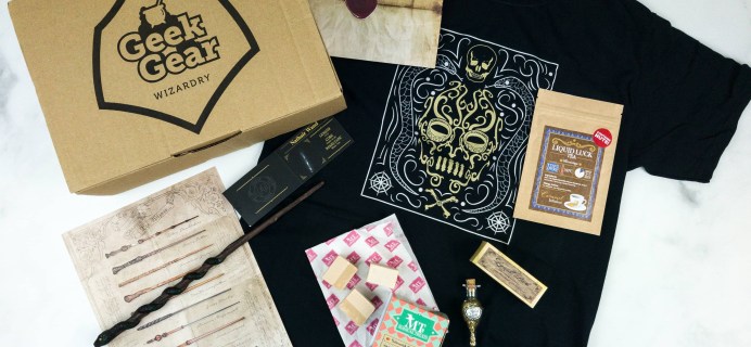 Geek Gear World of Wizardry April 2019 Subscription Box Review & Coupon