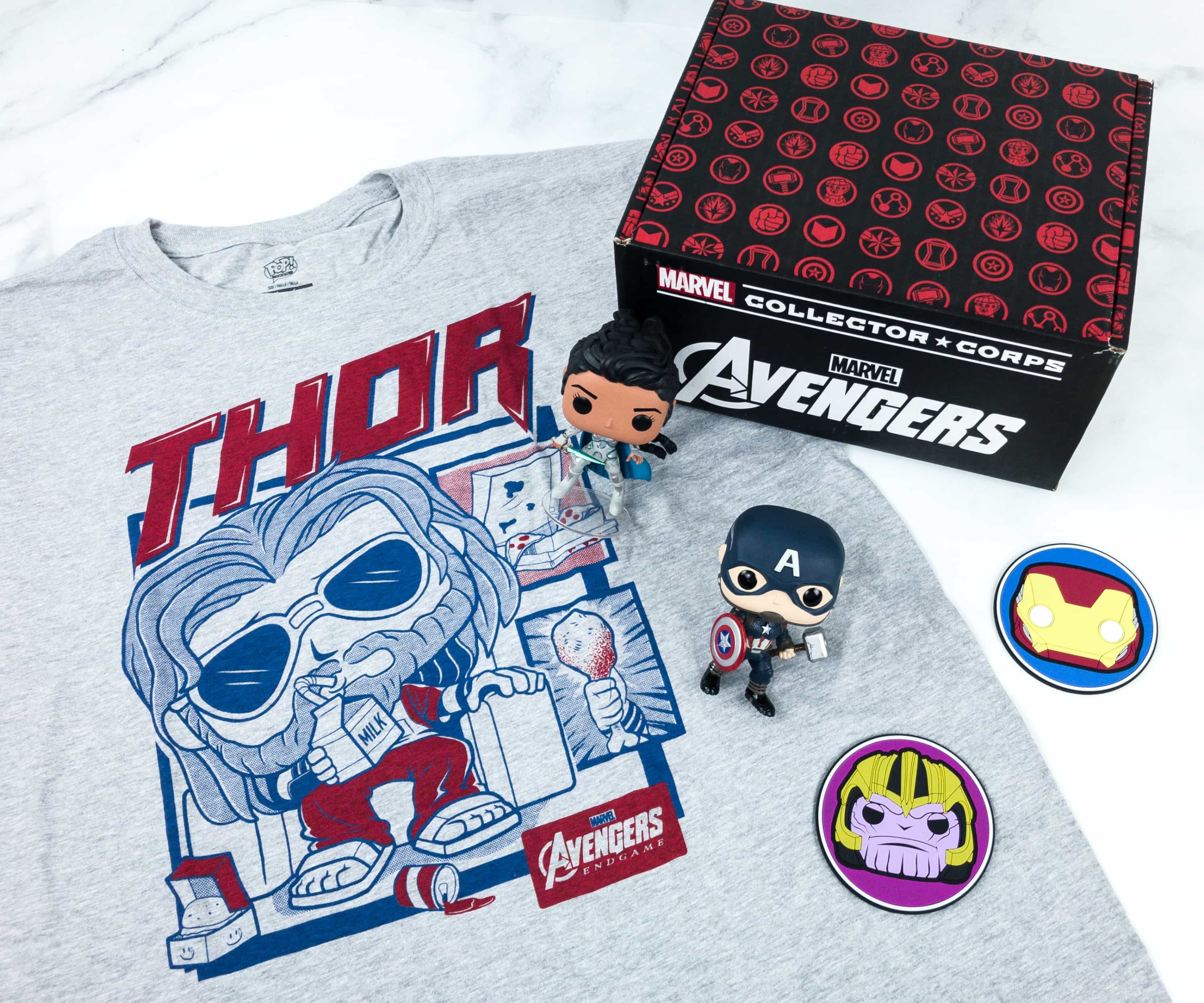 captain marvel collector box
