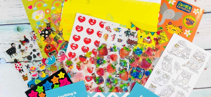 Snail Mail Sticker Club June 2019 Subscription Box Review + Coupon
