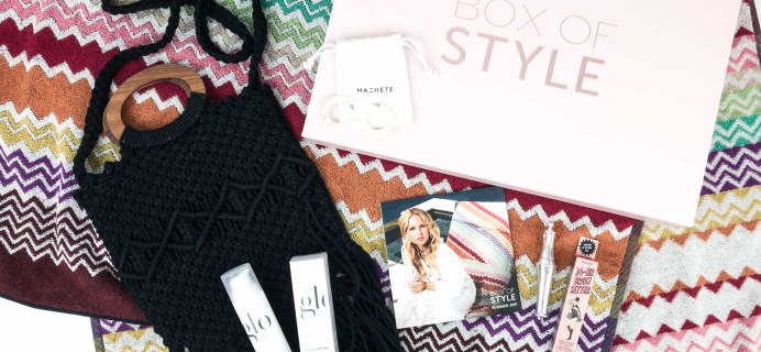 Box of Style by Rachel Zoe Summer 2019 Review + Coupon