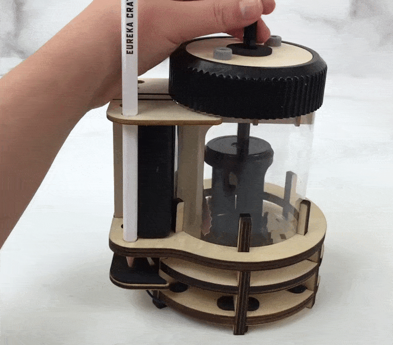 Eureka Crate Review + Coupon ELECTRONIC PENCIL SHARPENER hello subscription