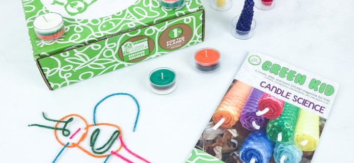 Green Kid Crafts CANDLE SCIENCE Subscription Box Review + 50% Off Coupon!