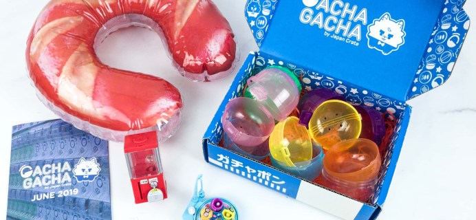 Gacha Gacha Crate June 2019 Subscription Box Review + Coupon