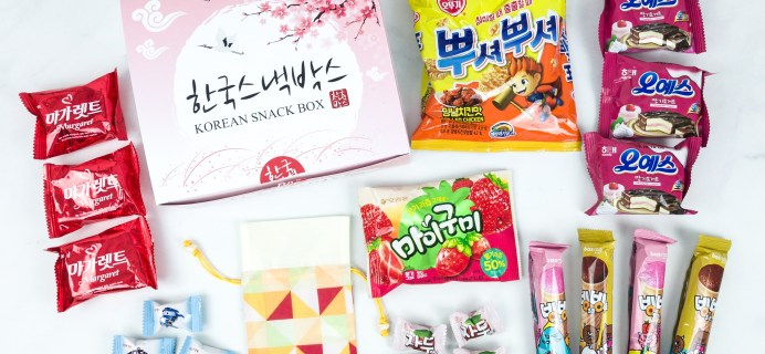 Korean Snack Box June 2019 Subscription Box Review + Coupon