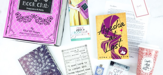 Once Upon a Book Club April 2019 Subscription Box Review + Coupon – Adult Box