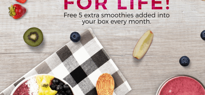 SmoothieBox Sale: Get FREE Smoothies For Life + FREE Shipping!!