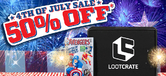 Loot Crate Fourth of July Sale: Get 50% Off on Most Crates!