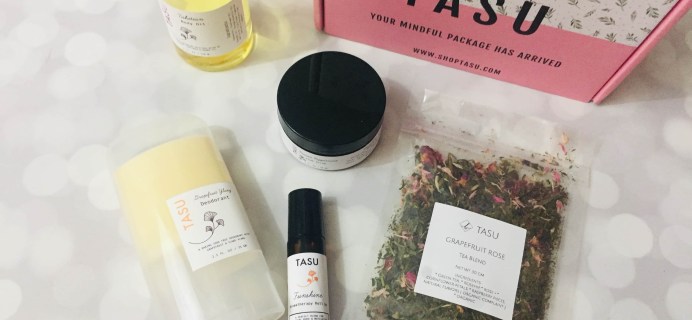 Tasu June-July 2019 Subscription Box Review + Coupon