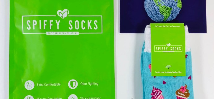Spiffy Socks July 2019 Subscription Box Review  + Coupon