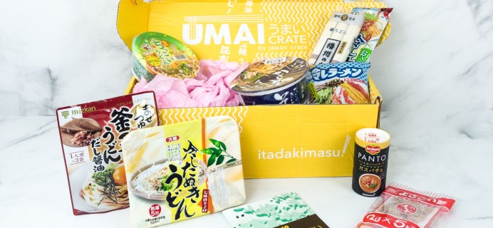 Umai Crate July 2019 Subscription Box Review + Coupon