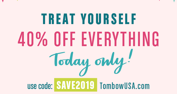Tombow Flash Sale: Get 40% Off Everything – TODAY ONLY!