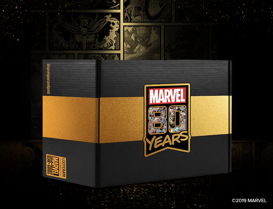 Loot Crate Marvel 80th Anniversary Limited Edition Crate
