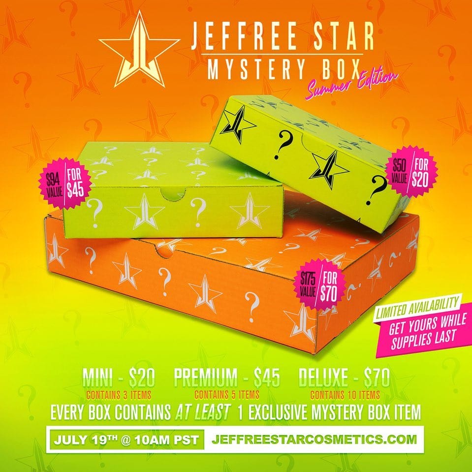 Supreme Mystery Box : r/jeffreestarcosmetics