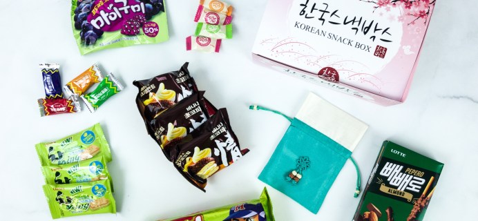 Korean Snack Box July 2019 Subscription Box Review + Coupon