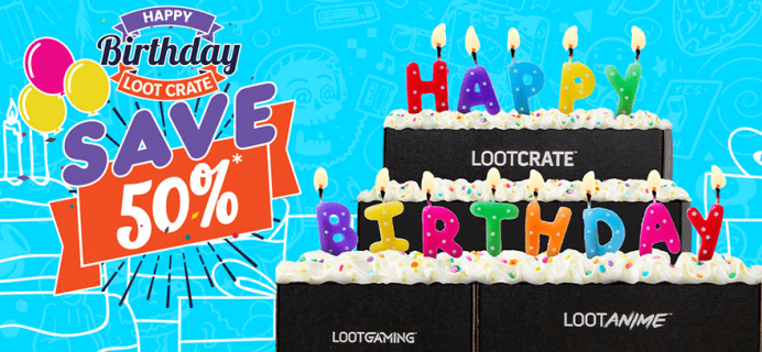 Loot Crate Birthday Sale: Get Up To 50% Off on Select Crates!