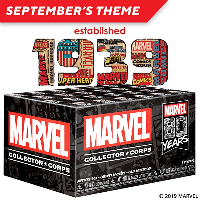 marvel 80 years collector corps box