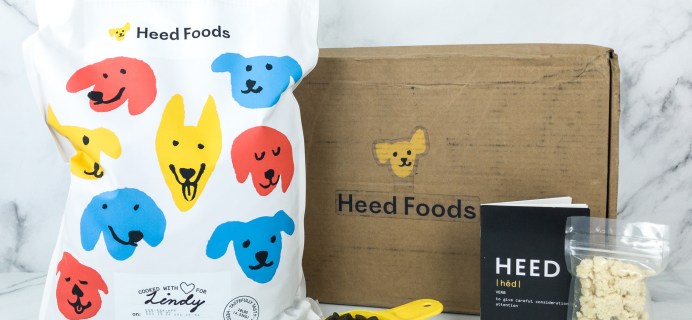 Heed Foods Dog Food Subscription Box Review + Coupon