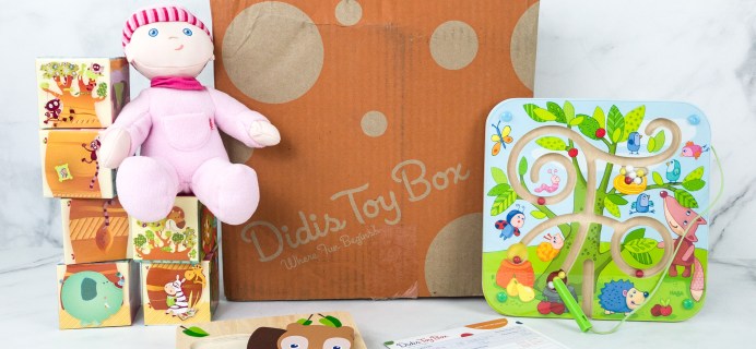 Didis Toy Box August 2019 Subscription Box Review & Coupon