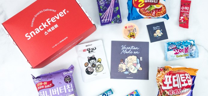 July 2019 Snack Fever Subscription Box Review + Coupon – Original Box!