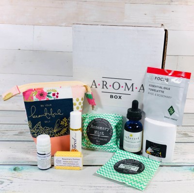 AromaBox by AromaGirls June-July 2019 Subscription Box Review + Coupon