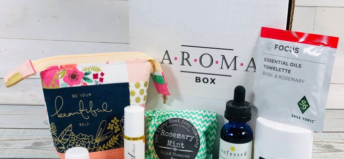 AromaBox by AromaGirls June-July 2019 Subscription Box Review + Coupon