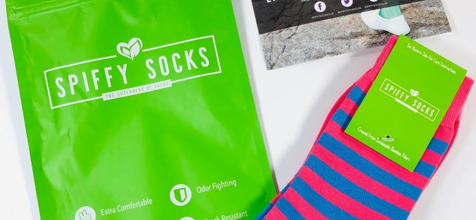Spiffy Socks August 2019 Subscription Box Review  + Coupon