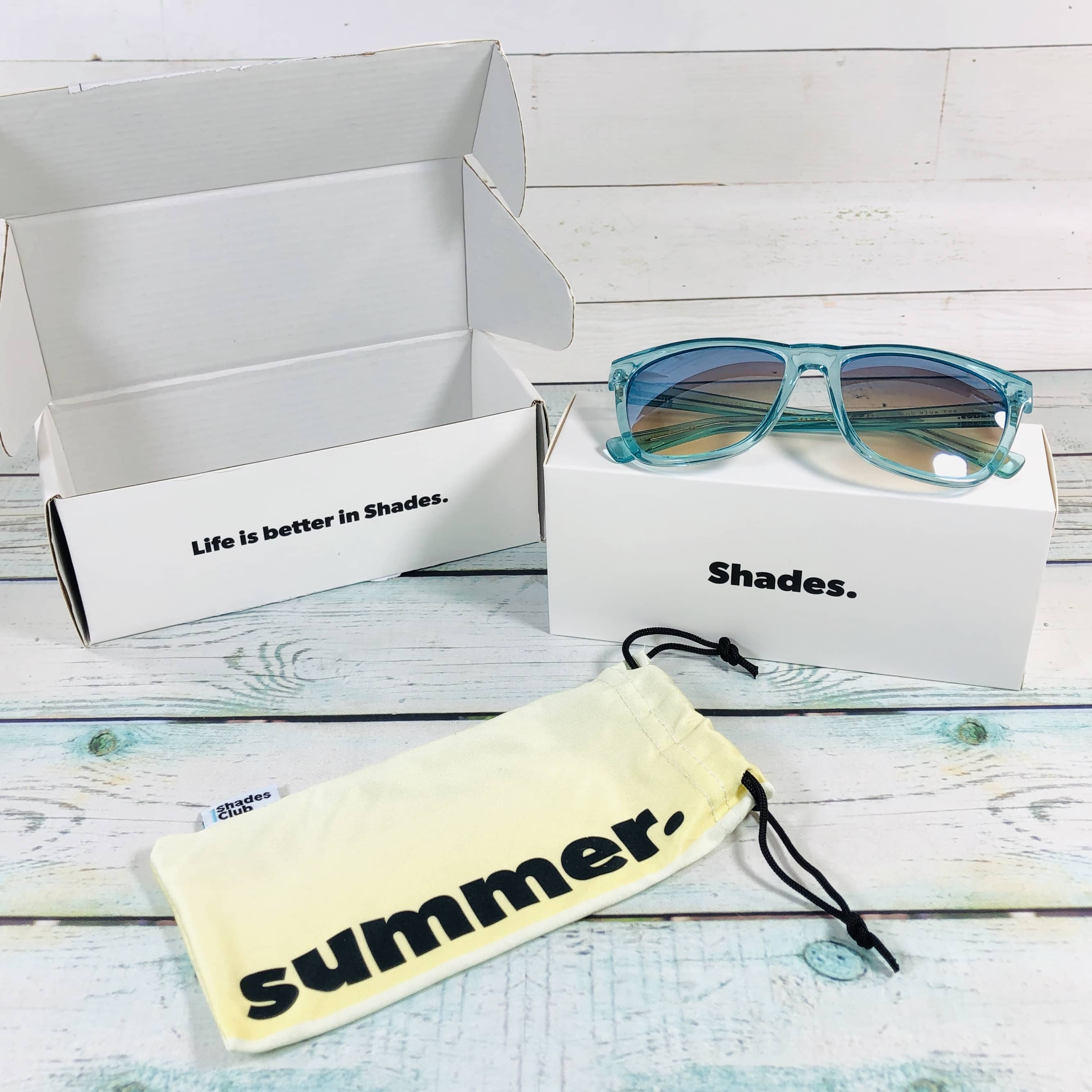 Shades Club July 2019 Subscription Box Review + Coupon Hello Subscription