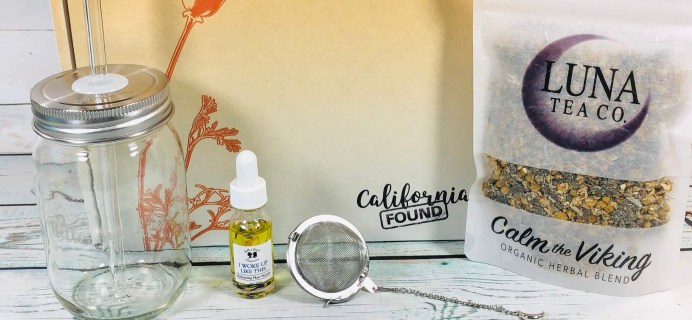California Found July 2019 Subscription Box Review + Coupon