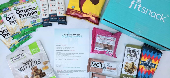 FitSnack July 2019 Subscription Box Review & Coupon