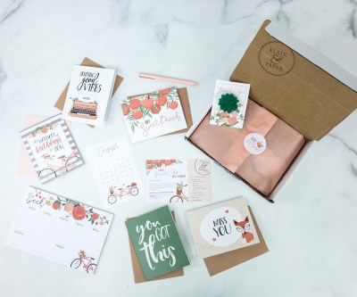 Flair and Paper August 2019 Subscription Box Review & Coupon