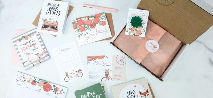 Flair and Paper August 2019 Subscription Box Review & Coupon