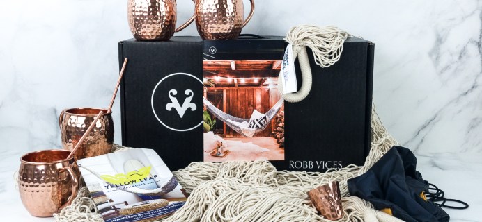 Robb Vices July 2019 Subscription Box Review + Coupon