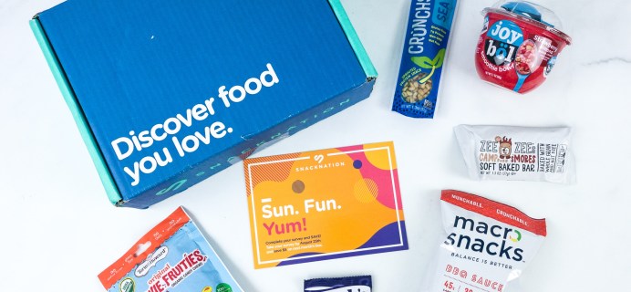 Snack Nation August 2019 Subscription Box Review + Coupon!