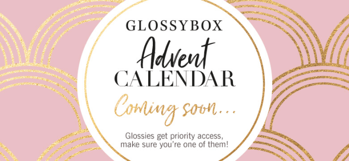 2019 GLOSSYBOX Advent Calendar Full Details + Full Spoilers!