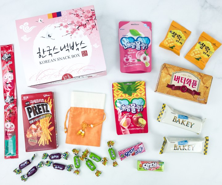 Korean Snack Box August 2019 Subscription Box Review + Coupon Hello
