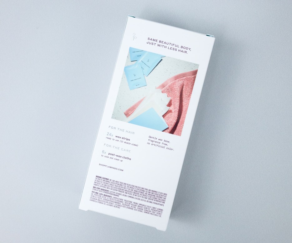 Flamingo Review BODY WAX Hello Subscription