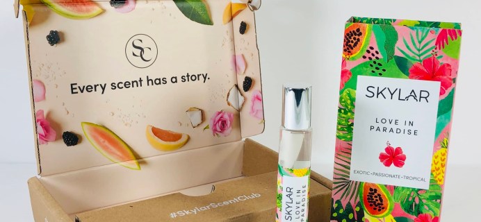 Skylar Scent Club August 2019 Subscription Box Review + Coupon