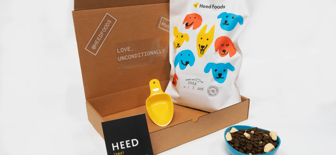 Heed Foods Cyber Monday Deal: Get 30% Off First Box Dog Food!