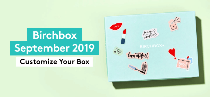 Birchbox September 2019 Selection Time!