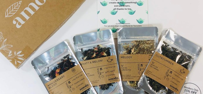 Amoda Tea August 2019 Subscription Box Review + Coupon!