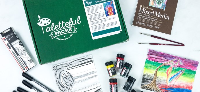 Paletteful Packs Subscription Box Review + Coupon – Marabu Graphix Aqua Ink