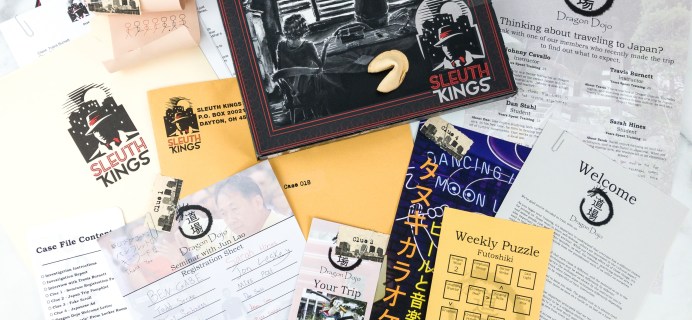 Sleuth Kings Subscription Box Review + Coupons – Case 018 The Stolen Scrolls