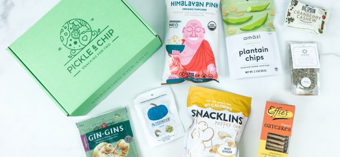 Pickle & Chip Pregnancy Snack Box August 2019 Subscription Box Review + Coupon