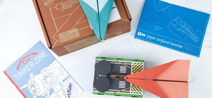 Tinker Crate Review & Coupon – PAPER AIRPLANE LAUNCHER