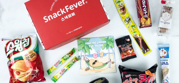 August 2019 Snack Fever Subscription Box Review + Coupon – Original Box!