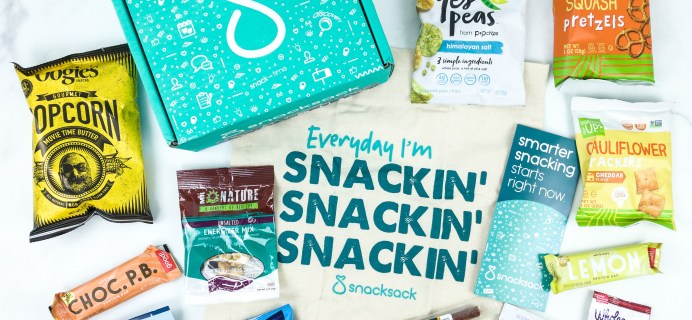 SnackSack August 2019 Subscription Box Review & Coupon – Classic