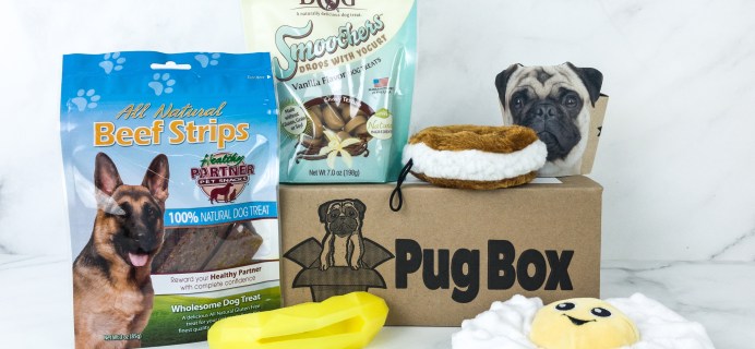 Pug Box August 2019 Subscription Box Review + Coupon!