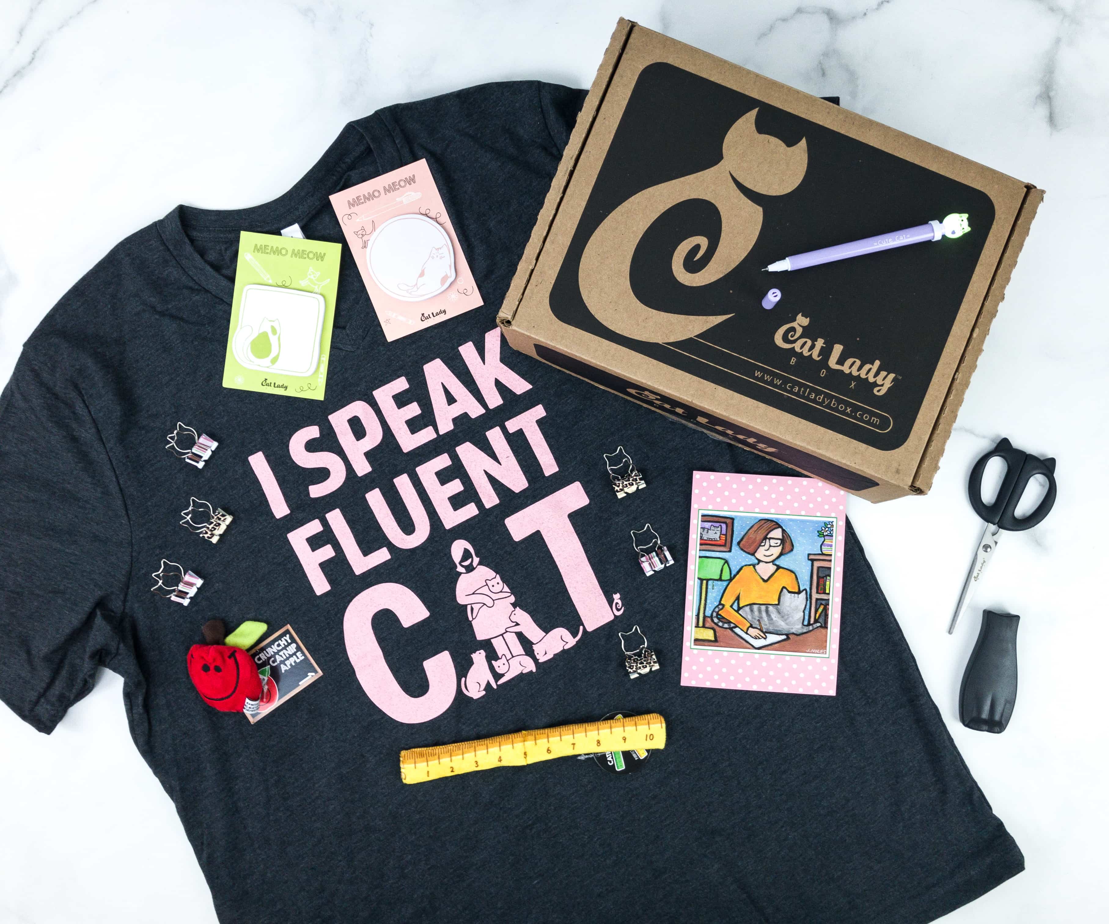 Cat Lady Box September 19 Subscription Box Review Hello Subscription